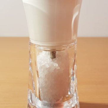 Moulin sel acryl blanc